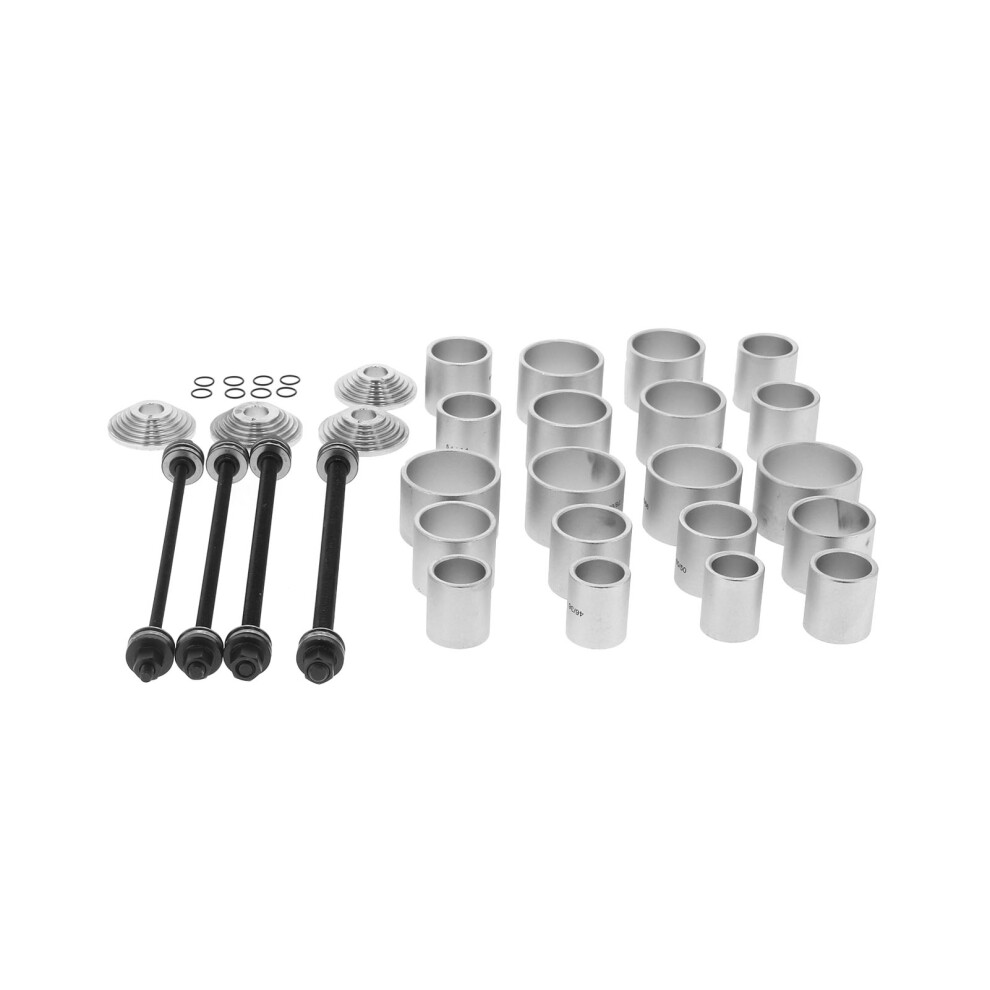 28pcs Carbon Steel Pull Press Sleeve Kit, Sizes 34-80mm, M10-M16