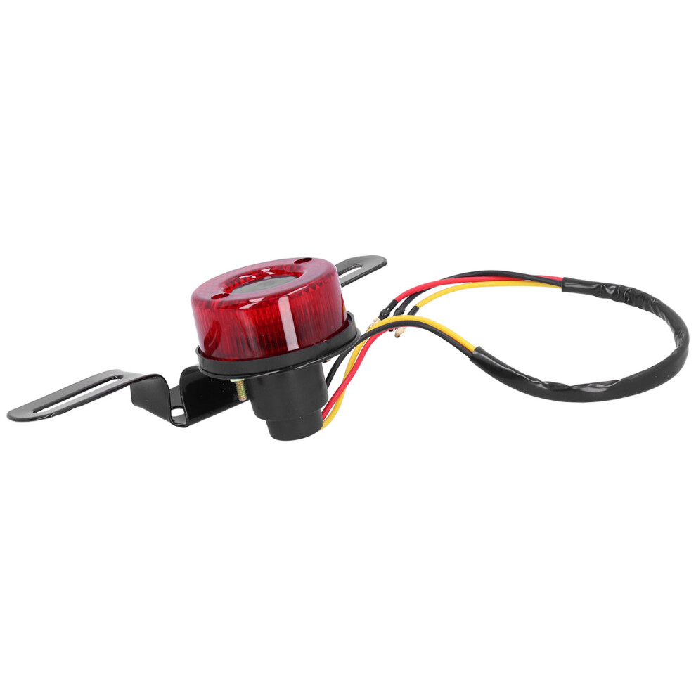 Dc12v Motorcycle Tail Brake Lamp With License Plate Bracket Universal Fit Light 9341359020525