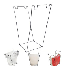 Portable Carbon Steel Leaf Bag Stand 30-45 Gallons Garden Holder