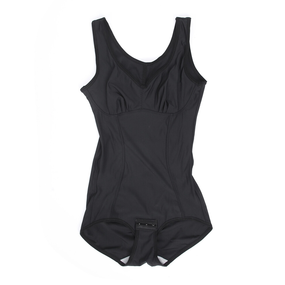 Women Waist Trainer Bodysuit Tummy Control Slimming Shapewear XXL Black