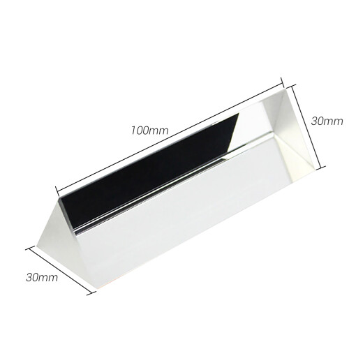 Triangular 30mm Equilateral Optical Glass Prism for Rainbow & Photography Props 1
