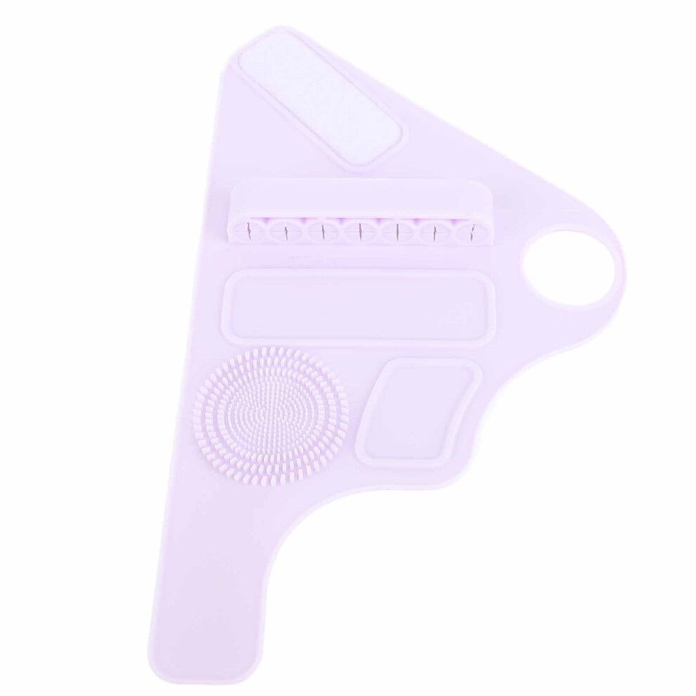 Purple Silicone Makeup Palette Wristband | 14X24cm Storage Strap