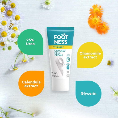 Footness Cracked Heel Cream | Provides deep and long-lasting hydration - 50ml 1
