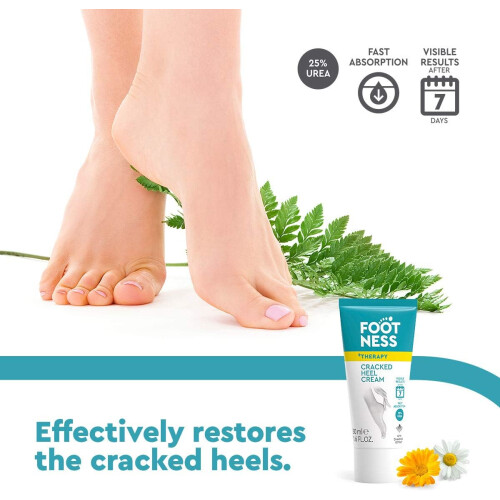 Footness Cracked Heel Cream | Provides deep and long-lasting hydration - 50ml 2