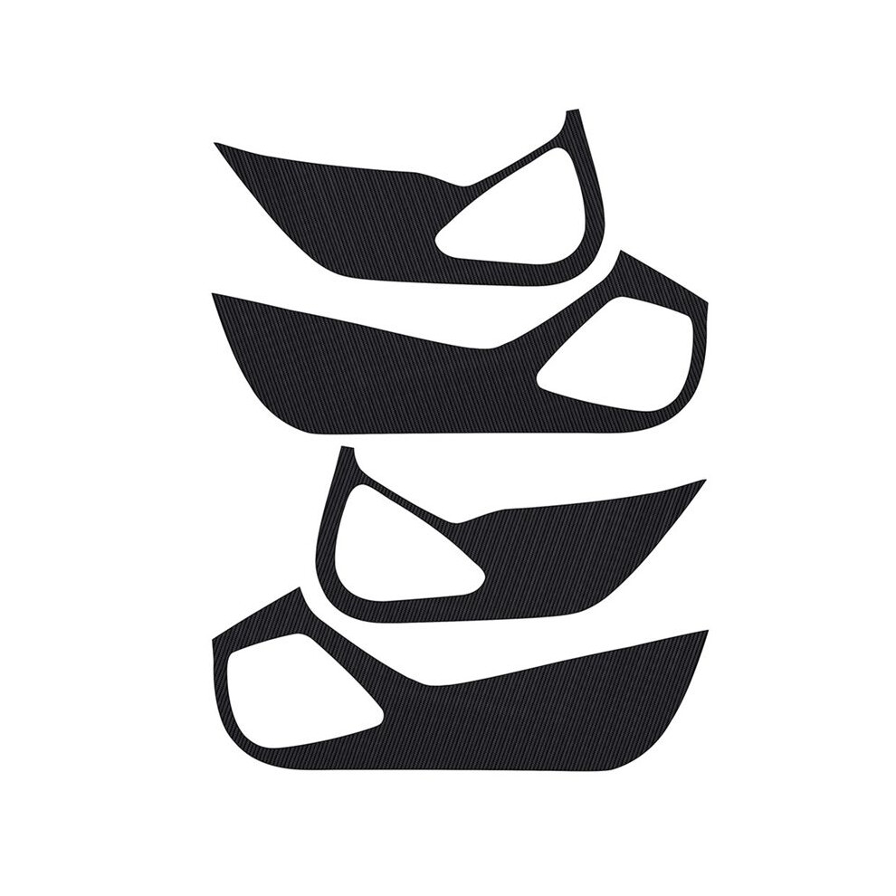 Car Carbon Leather Door Protector Pad Plank Anti-Kick Anti-Dirty Mat Cover for 2022+ RHD-image-OPC-PMT9CF7-NEW