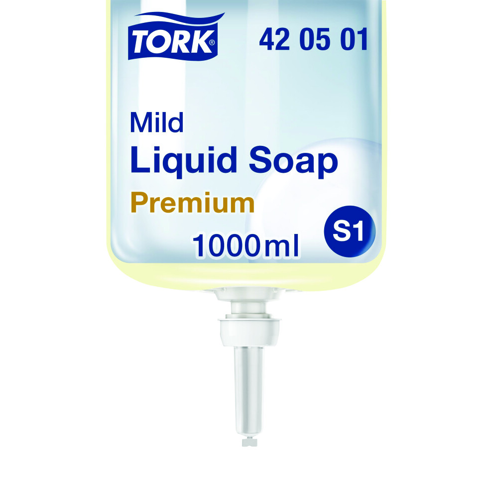 Tork Perfumed Mild Liquid Hand Soap 1Ltr (6 Pack) - [Fa714]