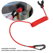 Boat Engine Emergency Stop 176288 Safety Kill for BRP Evinrude Johnson Outboard Engines
