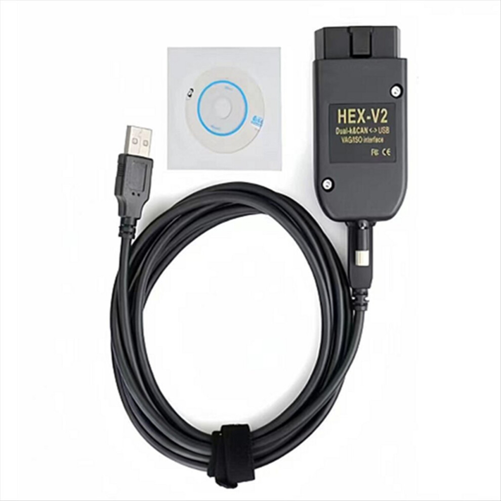 Newest FT232 V25.3 Scanner Tool Cable OBD2 Diagnostic HEX V2 VAGCOM,English-image-OPC-PMTB2PX-NEW