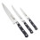 Master Class Professional 3 Piece Damascus Steel Kitchen Knife Set 1