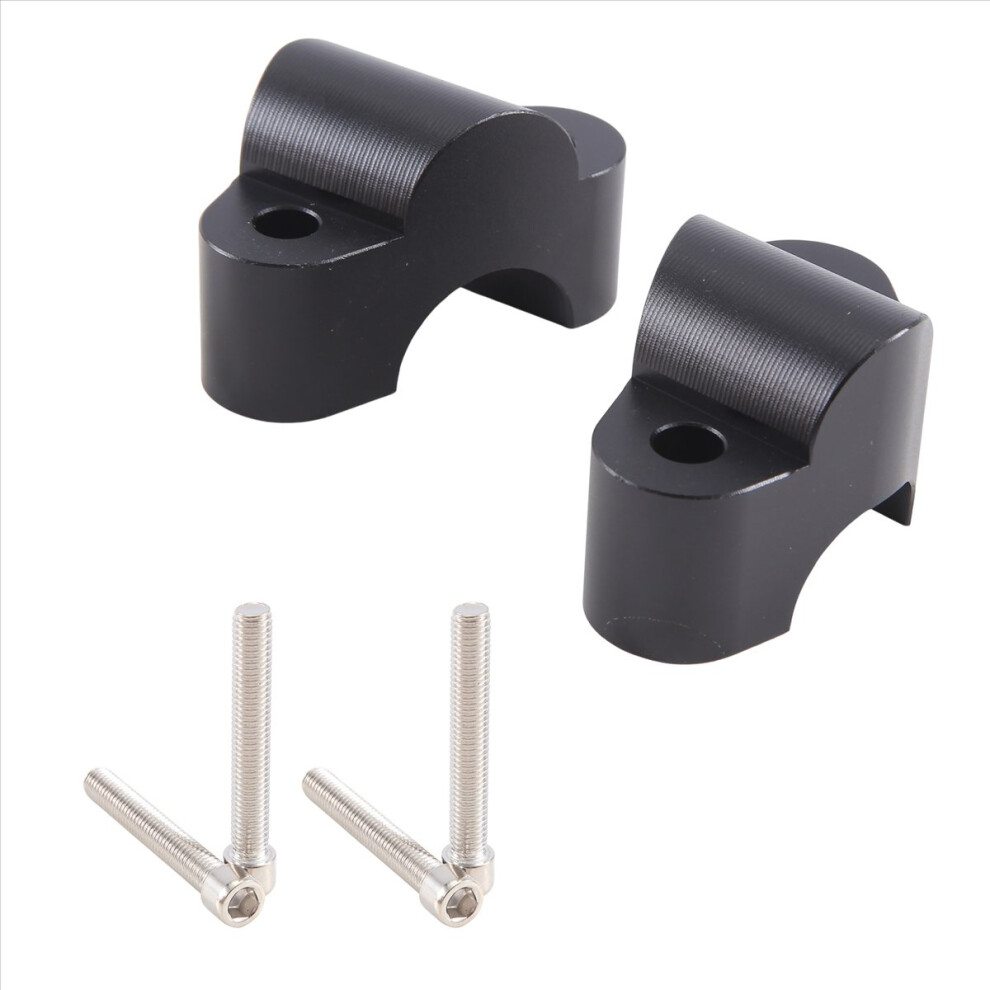 Motorcycle Handlebar Riser Bar Mount Handle Clamp Mounting for V4 V4(Black)-image-OPC-PMTBKPR-NEW