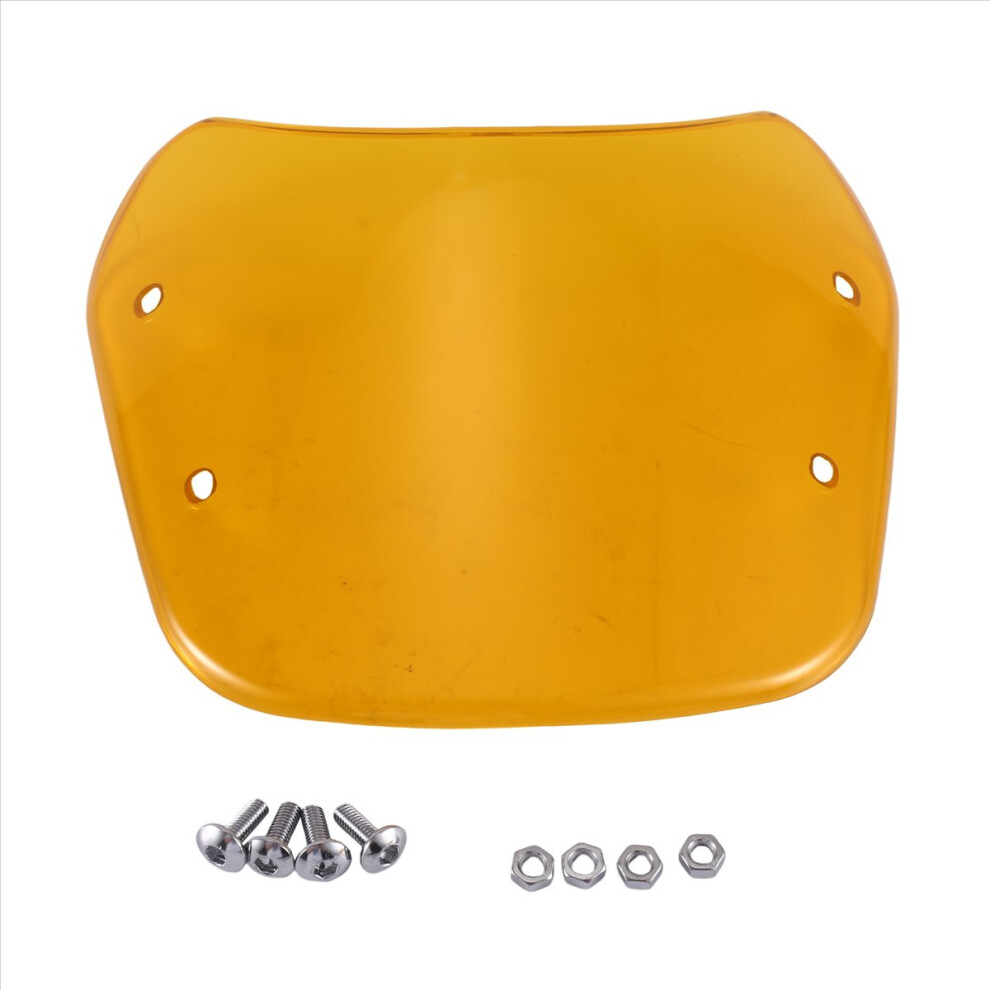 1Set Motorcycle Windshield 5-7 Inch Headlight Wind Deflector Windscreen Universal for-image-OPC-PMTCBQR-NEW