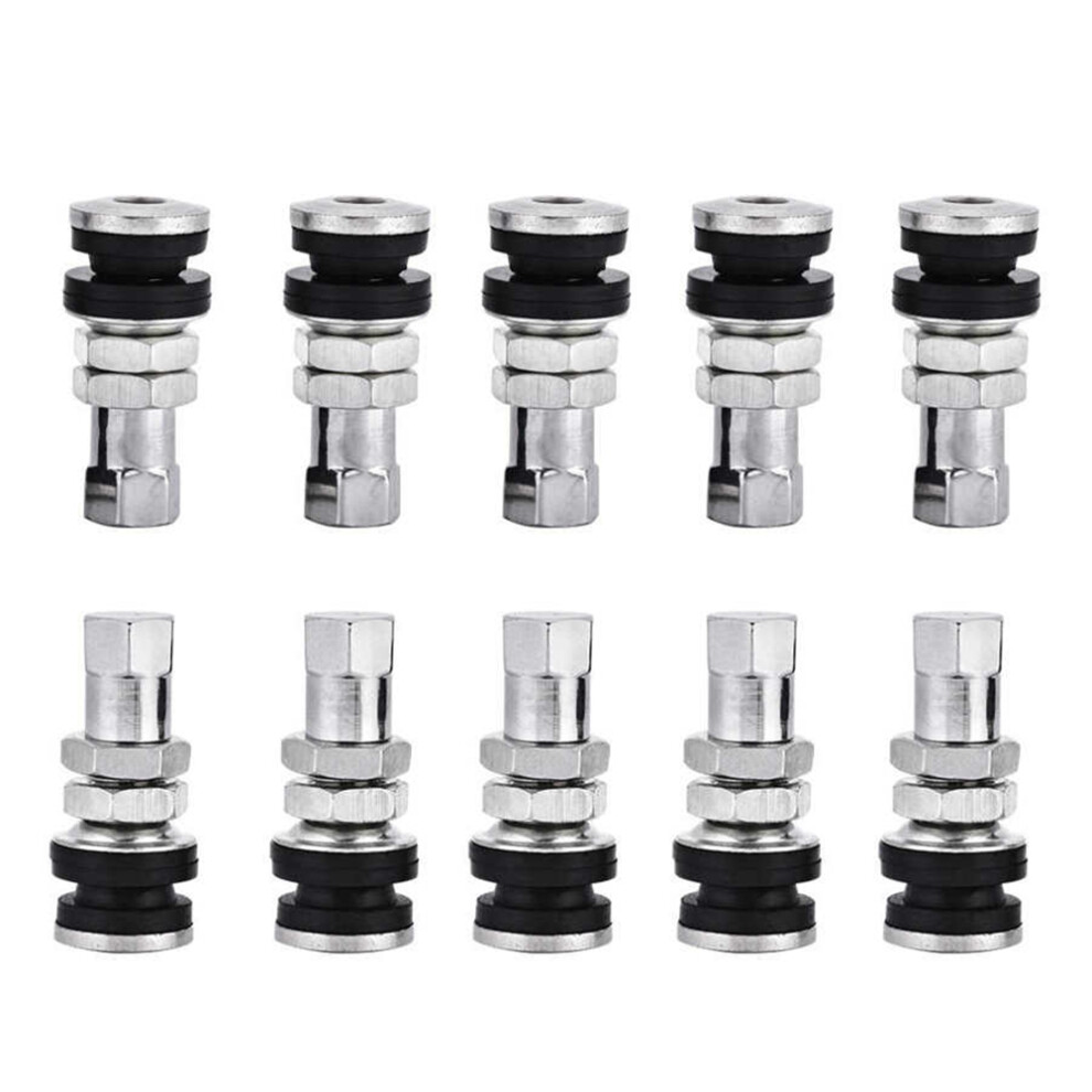 100Pcs Tire Valve Stem Kit Metal TR161 Wheel Stems Dust Cap for ATV Car Go-Kart Boat Trailer Motorcycle-image-OPC-PMTCHGK-NEW