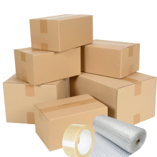 Strong NEW DW 20 Large Cardboard Boxes Kit for Moving With FREE Bubble Wrap+Tape