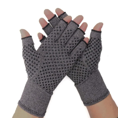 Fingerless Compression Gloves for Arthritis Relief 1