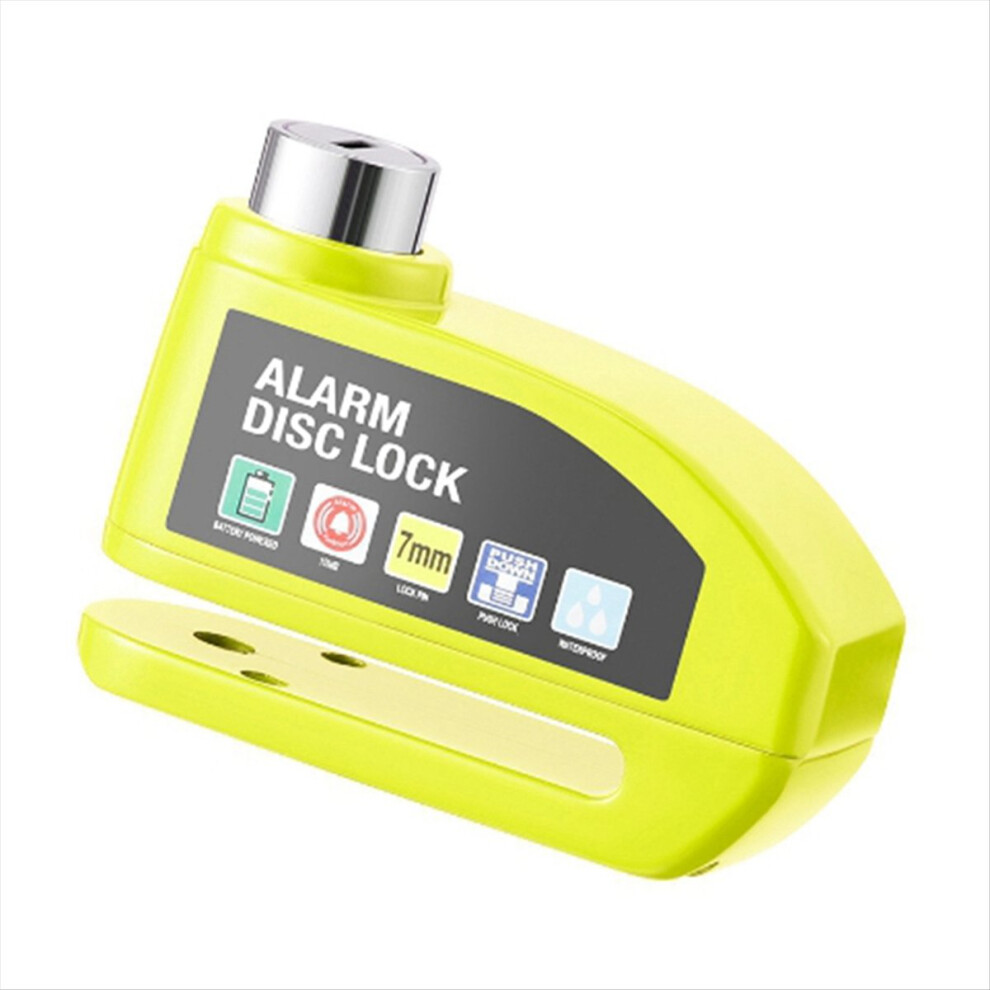 Bicycle Electric Vehicle Motorcycle Wheel Disc Brake Lock Security Anti-Theft Padlock Yellow-image-OPC-PMTCTGN-NEW