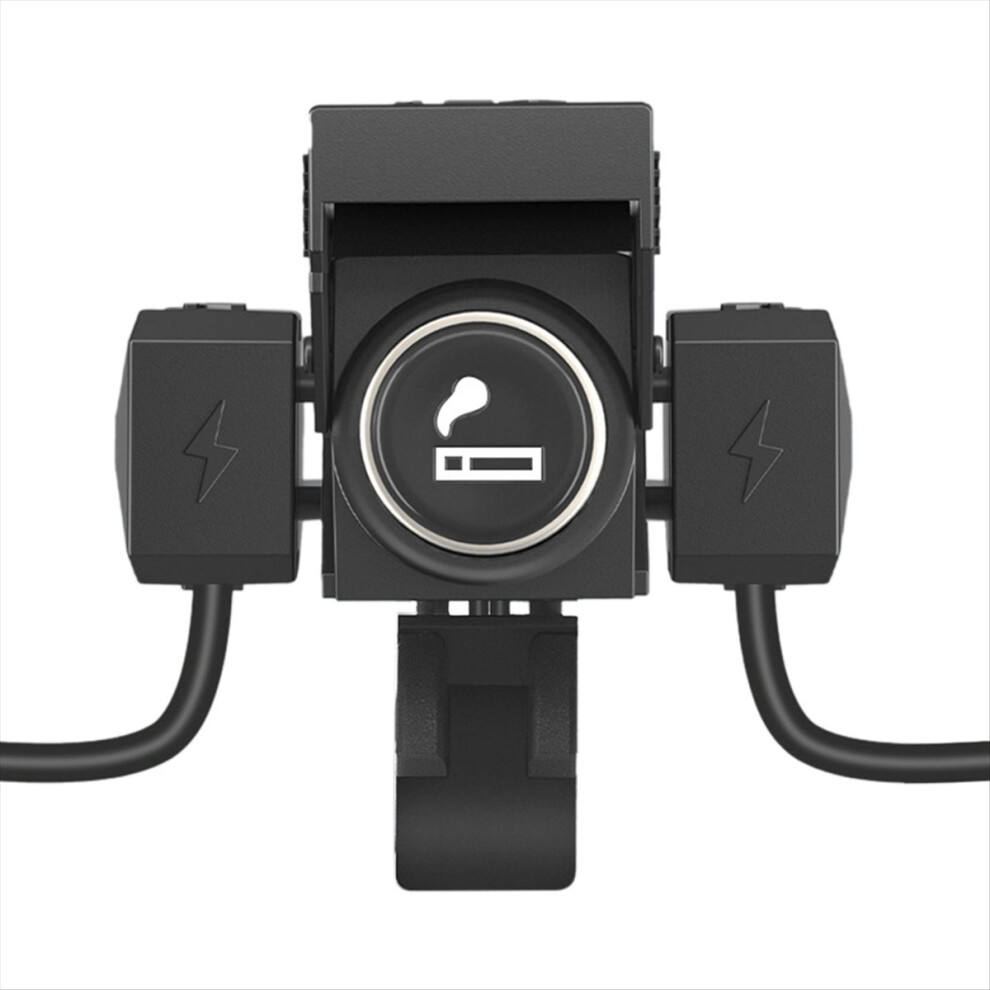12V 24V PD QC3.0 Motorcycle Charge Waterproof Handlebar Mounting Charger with Lighter 3in1 Battery-image-OPC-PMTCVBJ-NEW
