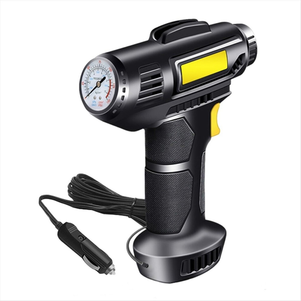 Tire Inflator Air Compressor Portable Car Pump with Pressure Gauge 150PSI for Bike Sport Ball-image-OPC-PMTD6GV-NEW