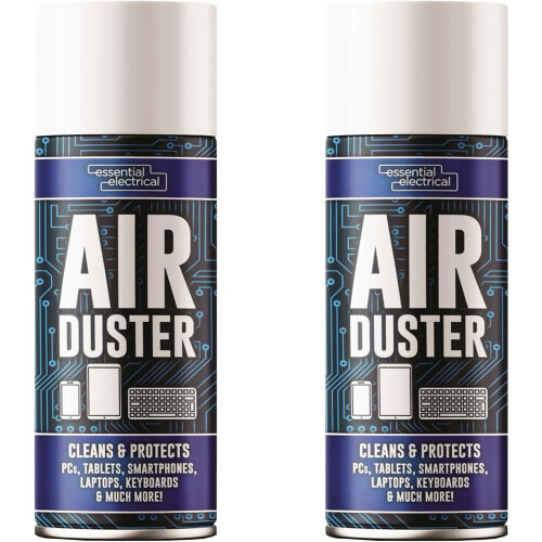 3 x 400ml Compressed Air Duster Cleaner Spray Can 1