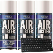 3 x 400ml Compressed Air Duster Cleaner Spray Can