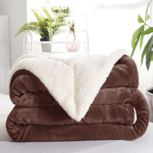 (King, Brown ) Heavy Thick Blanket Bed Throw-Single Double King Size-Warm Fluffy for Extreme Winters