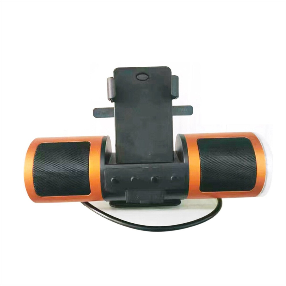 20W Motorcycle MP3 Audio Subwoofer Bluetooth Music Player Radio with Mobile Phone Holder Colorful Lights-image-OPC-PMTF58Z-NEW