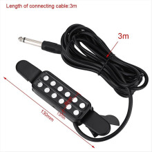 Guitar Pickup,Acoustic Pickup Connector for Metal String and Acoustic Instruments Accessories
