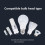 Multi-Interface Test Lamp Holder 12 Port Led Bulb Tester Versatile Lcd for E27 B22 E14 EU Plug 6