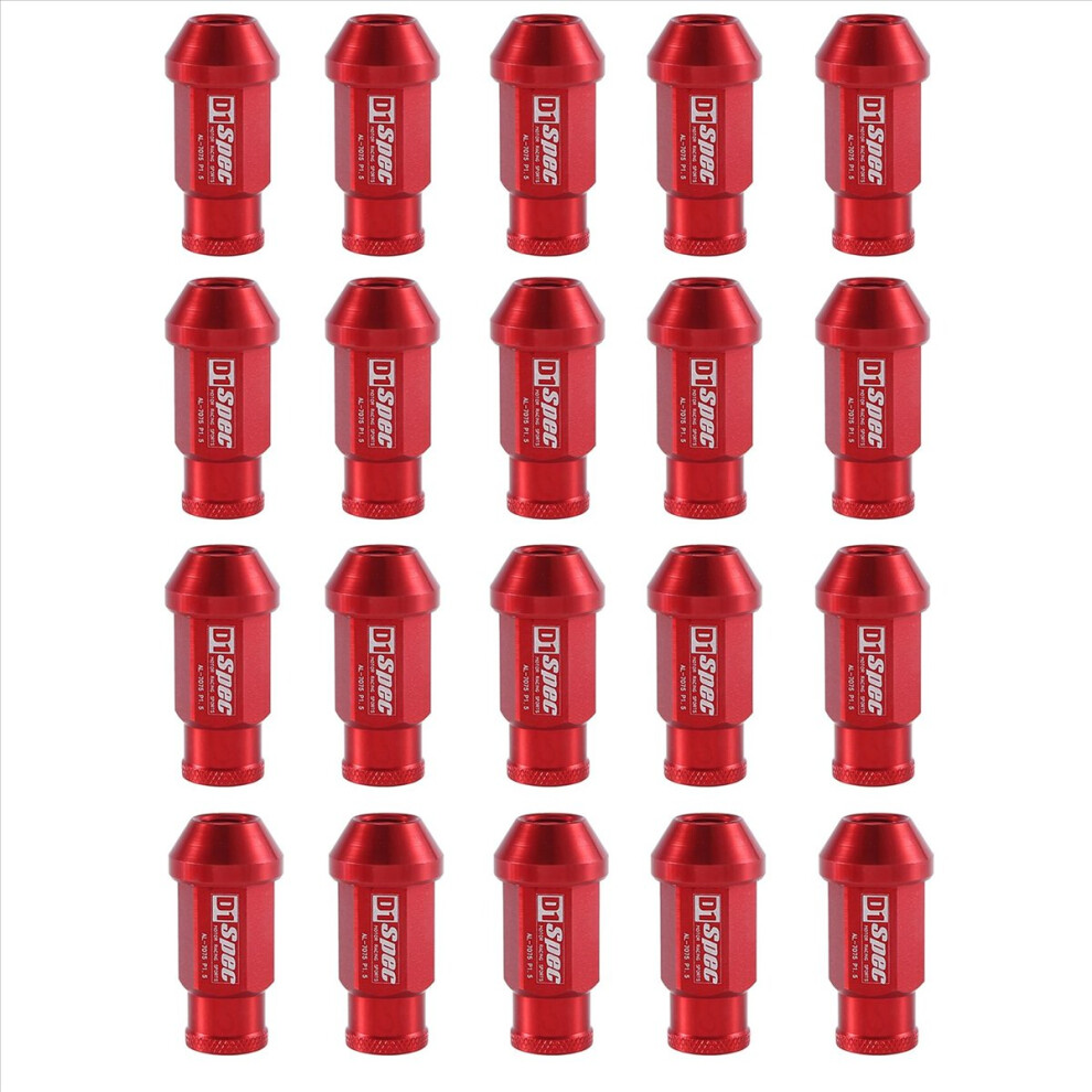 Red Hub Nuts Tire Cap Screws Car Universal Supplies-image-OPC-PMTFH5J-NEW