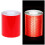 2 pcs 50mm  3 meter Adhesive Tape Warning Reflector Security Marking White and Red 5