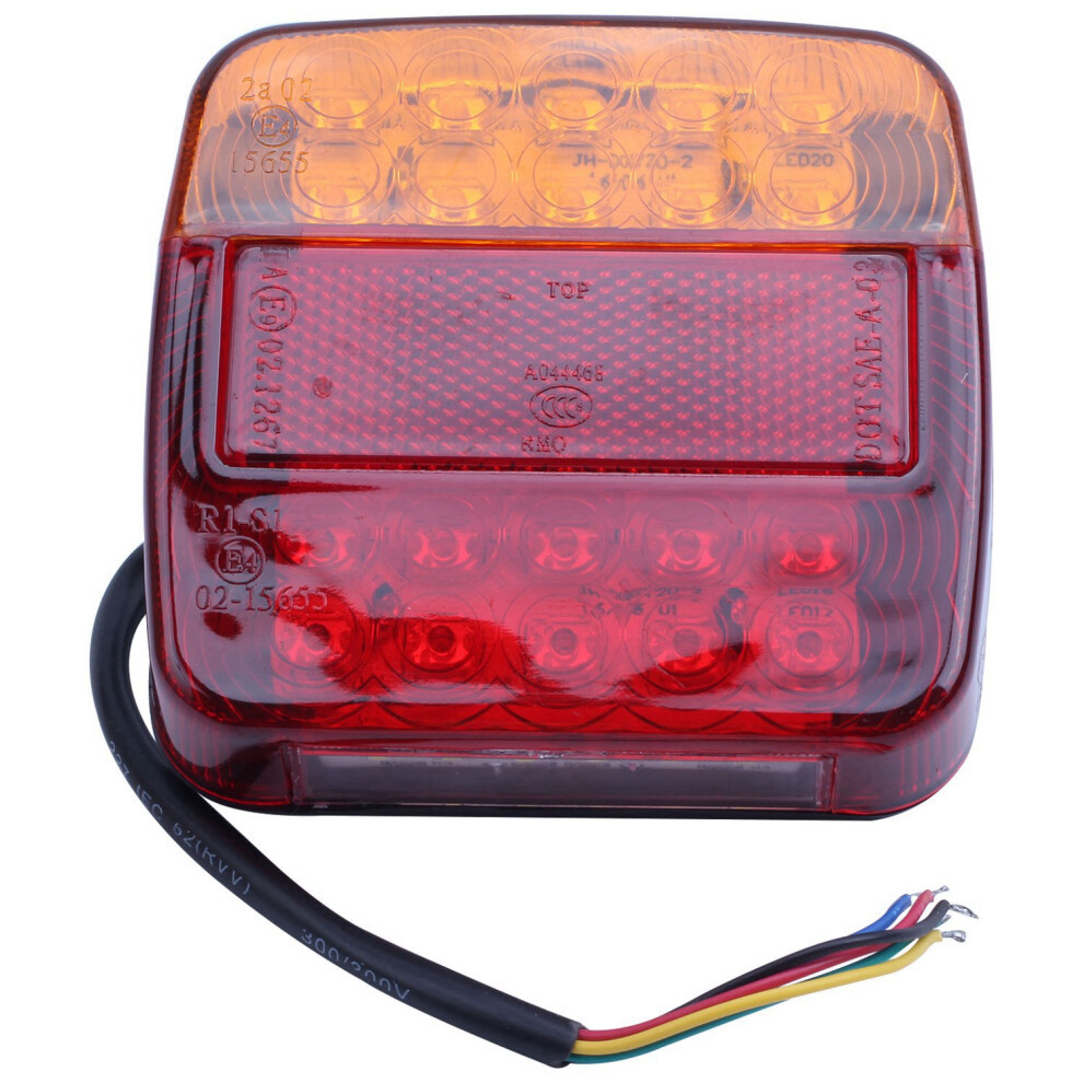 2 x 12v LED Rear Lights Stop Indicator Boat Car Trailer Truck Waterproof Signal-image-OPC-PMTFX9X-NEW