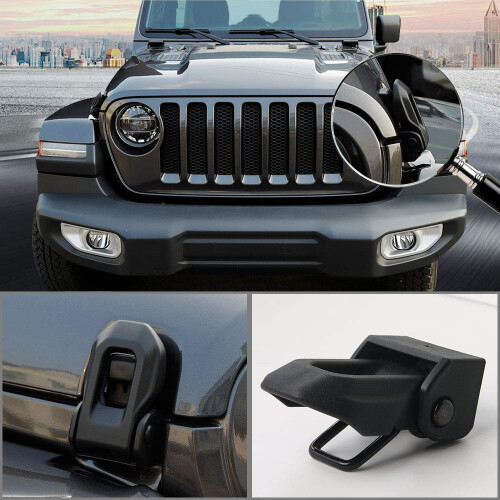 For JK JL 2007-2019 Hood Lock Car Modification Accessories 2