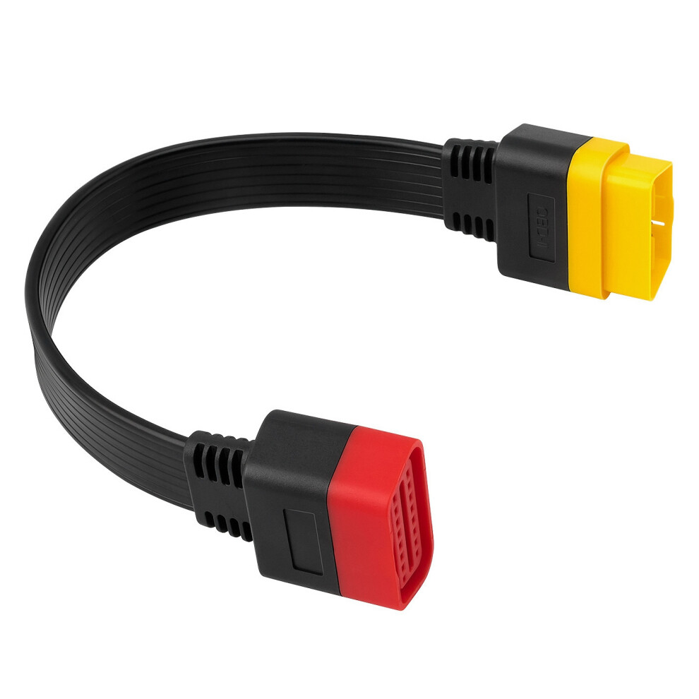Brecantia Men's Black New Obd Obd2 Extension Cable Connector For Launch X431 V/Easydiag 3.0/Mdiag/Golo Main 16Pin To Fe 36Cm