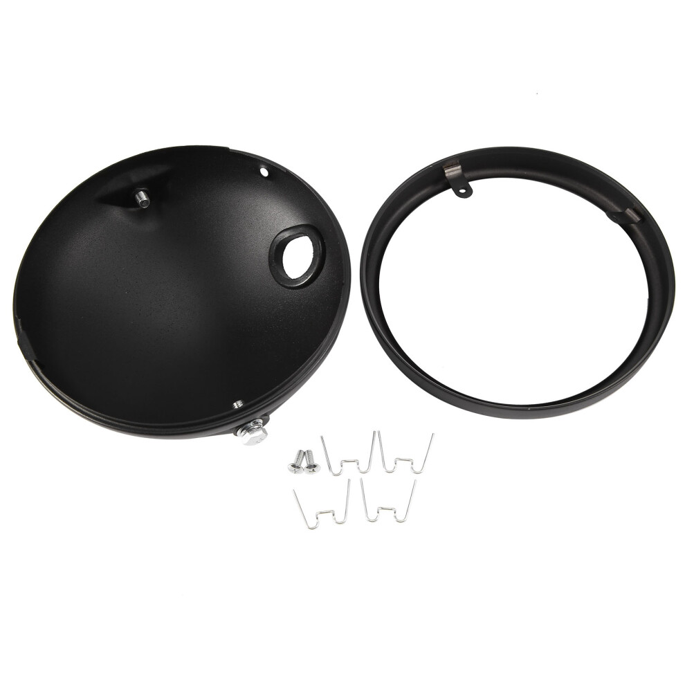 Motorcycle Headlight Base 7-Inch Retro Modified LED Shell-image-OPC-PMTG5HM-NEW