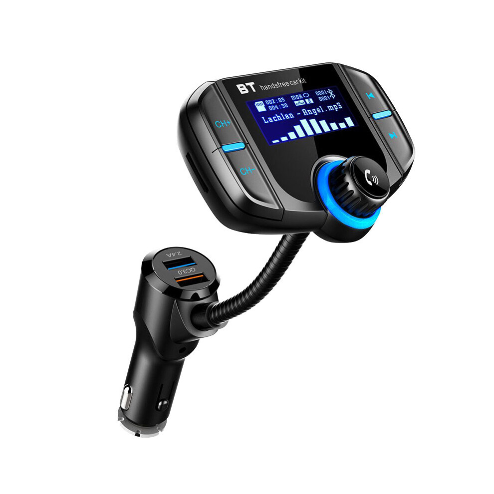 Bt70 Fm Transmitter Car Radio Bluetooth Kit Dual USB Qc3.0 Wireless Mp3 Player Charger Adapter Hands-Free Bt Tuner-image-OPC-PMTG9ZX-NEW