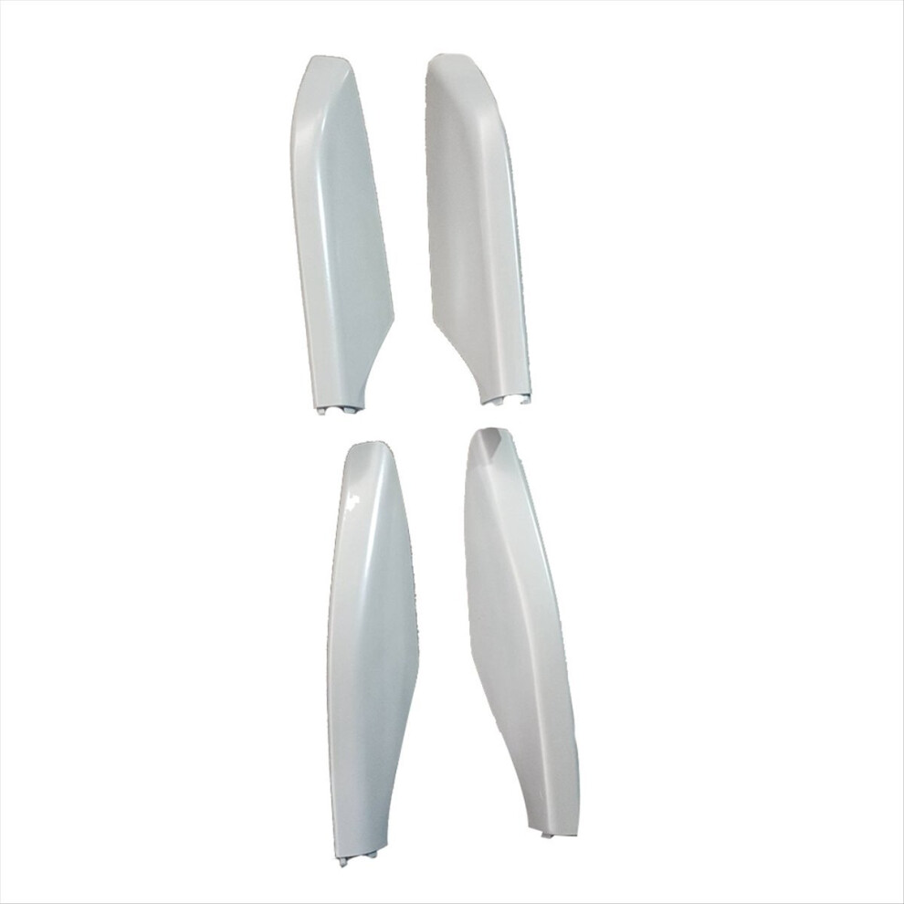 Car Roof Rack Cover Luggage Bar Rail End Protection Lid 6349260040 For Prado Lc120 2003-2009 White 4853145190442