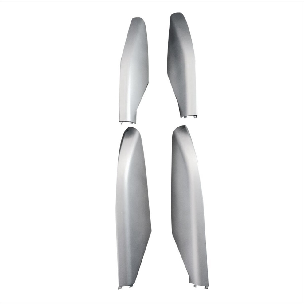 Car Roof Rack Cover Luggage Bar Rail End Protection Lid 6349260040 For Prado Lc120 2003-2009 Silver 4853145190466