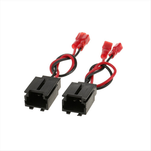 2pcs Audio Speaker Cable Adapter Plug Studio Wire Harness Connector Fo C2/ 206 1999-2015 1