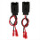 2pcs Audio Speaker Cable Adapter Plug Studio Wire Harness Connector Fo C2/ 206 1999-2015 7