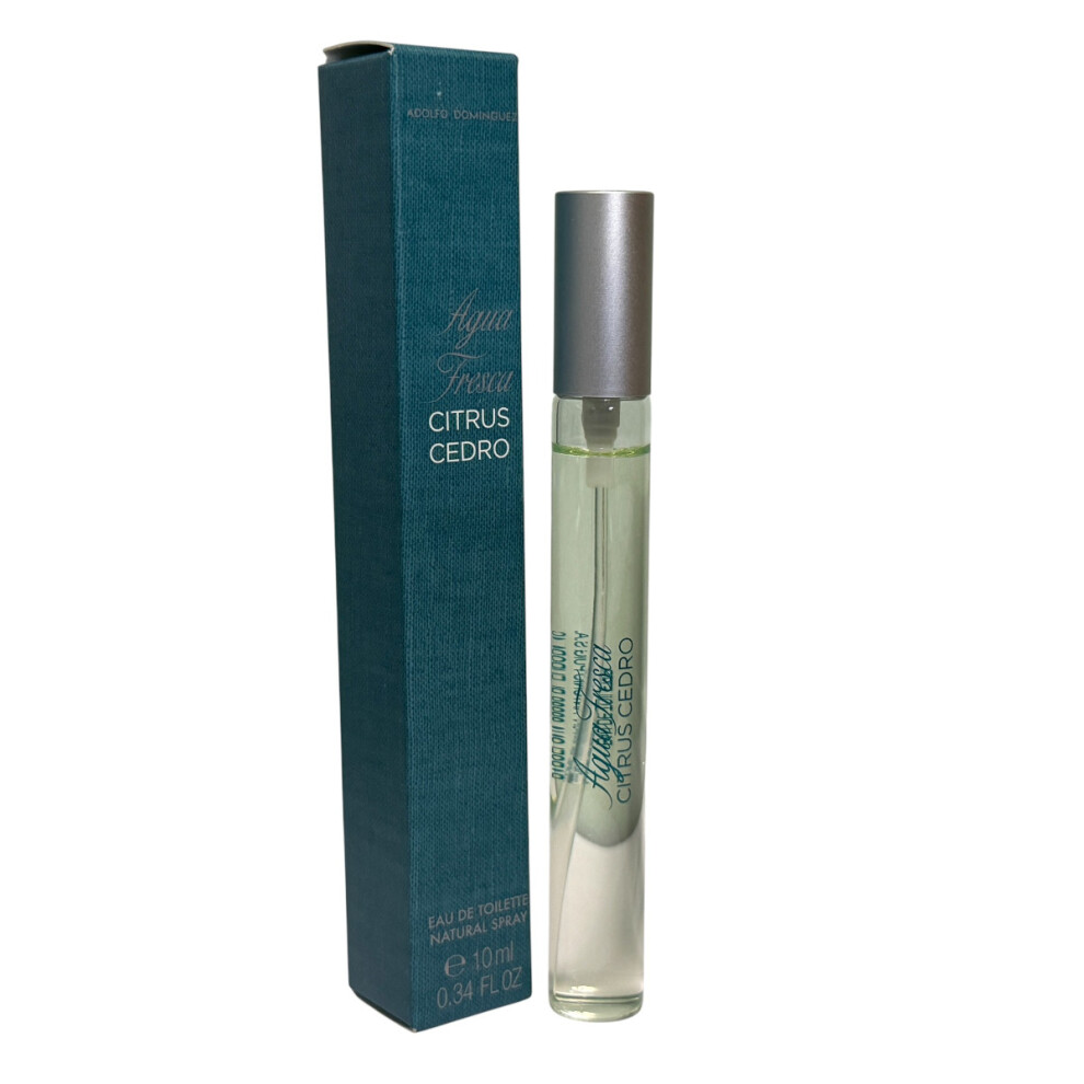 Adolfo Dominguez Agua Fresca Citrus Cedro 10Ml Edt Travel Spray