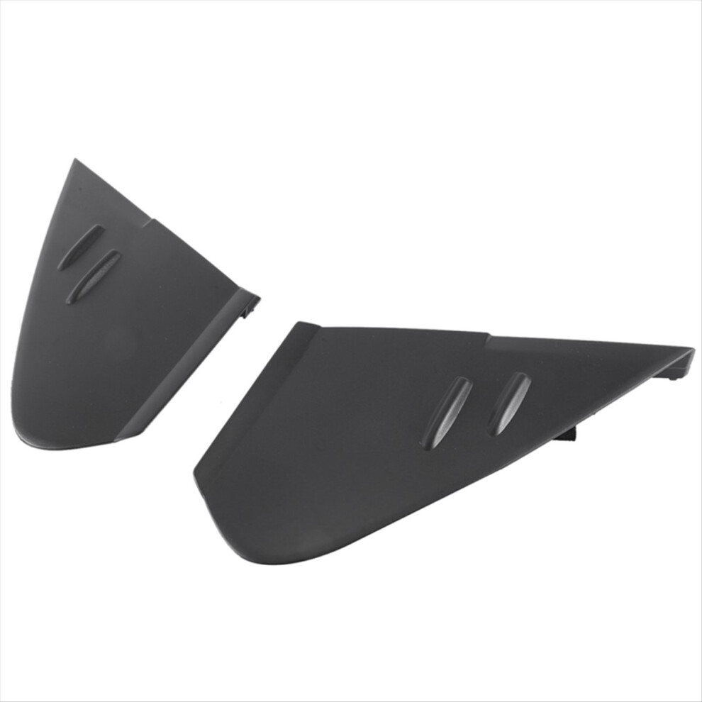 Brecantia 1Pair Front Pillar Upper Trim Cover 60118-47030 60117-47020 For 2016-2021 Side Mirror Molding A