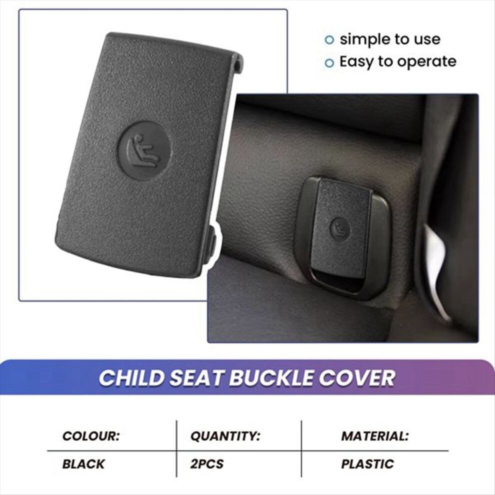 6Pcs For F20 F30 F31 E84 E87 3-Series Rear Child Seat Anchor Isofix Cover 52207319686 Brecantia