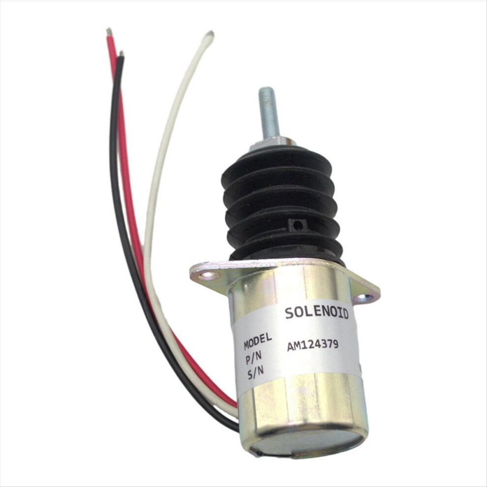 Am124379 12V Shutoff Solenoid For 415 455 445 430 Front Mower Lawn And Garden Tractors Am103337 Am124380 4853145119238