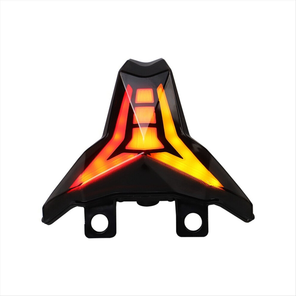 Led Smoked Taillights For 400 2018-2024, Break Stop Tail Lights With Turn Signals Assembly Amber 4853145123259
