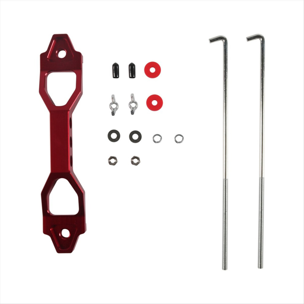 Heavy Duty Battery Hold Down Set, Bracket With Aluminum Tie And J Bolts 4853145122016
