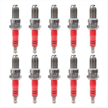 10 Pcs 3-Electrode D8TC for 125Cc 150Cc 200Cc 250Cc Motorcycle Scooter ATV Quads