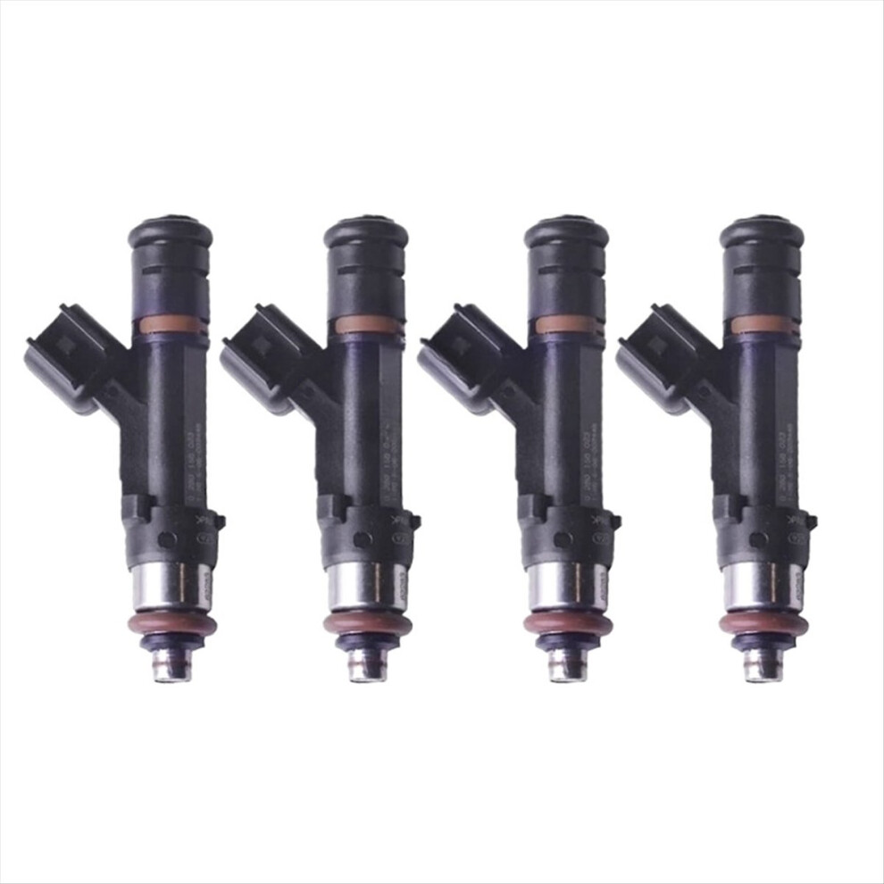 4Pc 0280158023 Injector For Triton 2.4L 1995-1999 Car Engine Nozzle Black 4853145126076