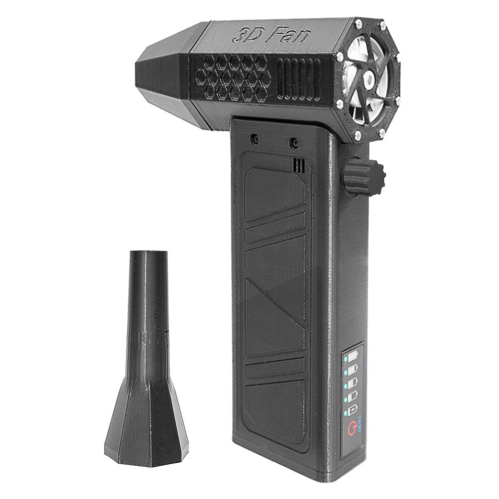 Blower Fan 140,000Rpm Power Display Handheld Mini Duster High Speed Cleaning Tool,Violent Black 4853145128346
