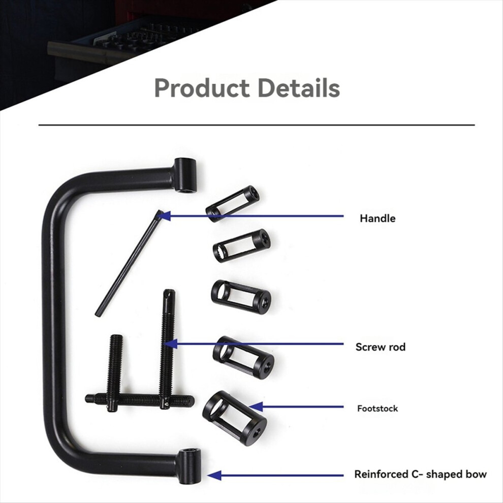Valve Spring Removal Tool C Clamp Service Kit for ATV, Car, Motorcycle, Small Engine Blue-image-OPC-PMTGXWB-NEW