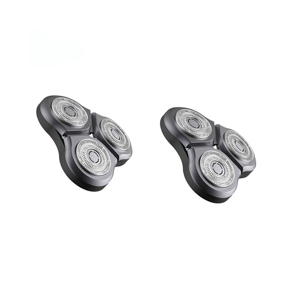 Brecantia 2Pcs Replacement Shaver Head For S500 S500c S300 Electric Blade Dry Wet Shaving Machine