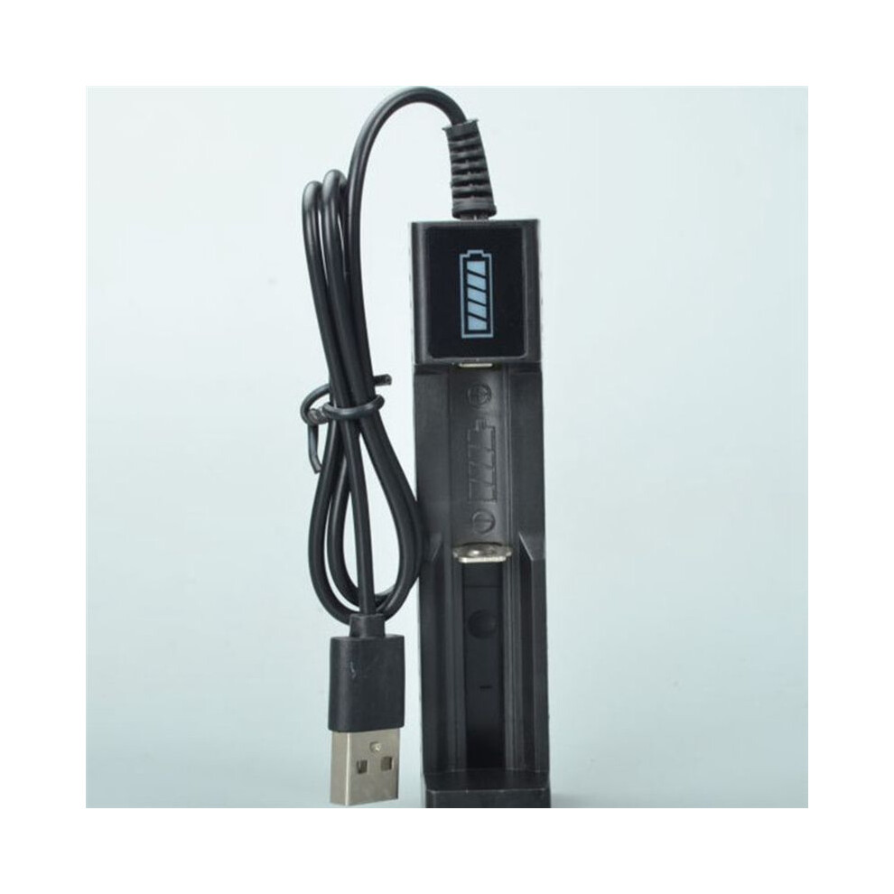 Battery Charger Usb 1 Slot Universal Quick Charging Rechargeable Lithium For 18650 26650 14500 16340 4853571799486